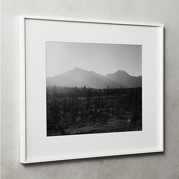 Gallery White Frame with White mat — view 1